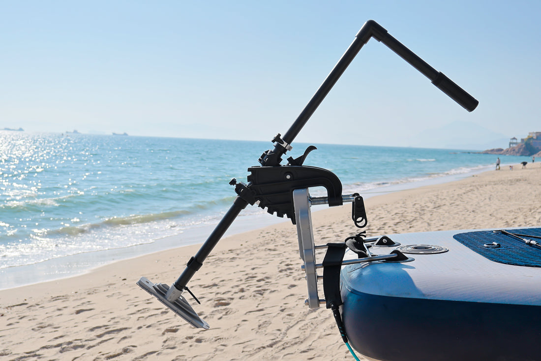How to install an outboard bracket to your boats. - EASY WAVE