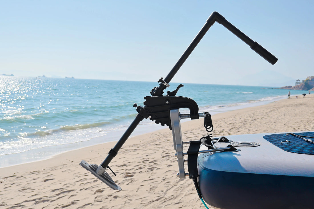 How to install an outboard bracket to your boats. - EASY WAVE