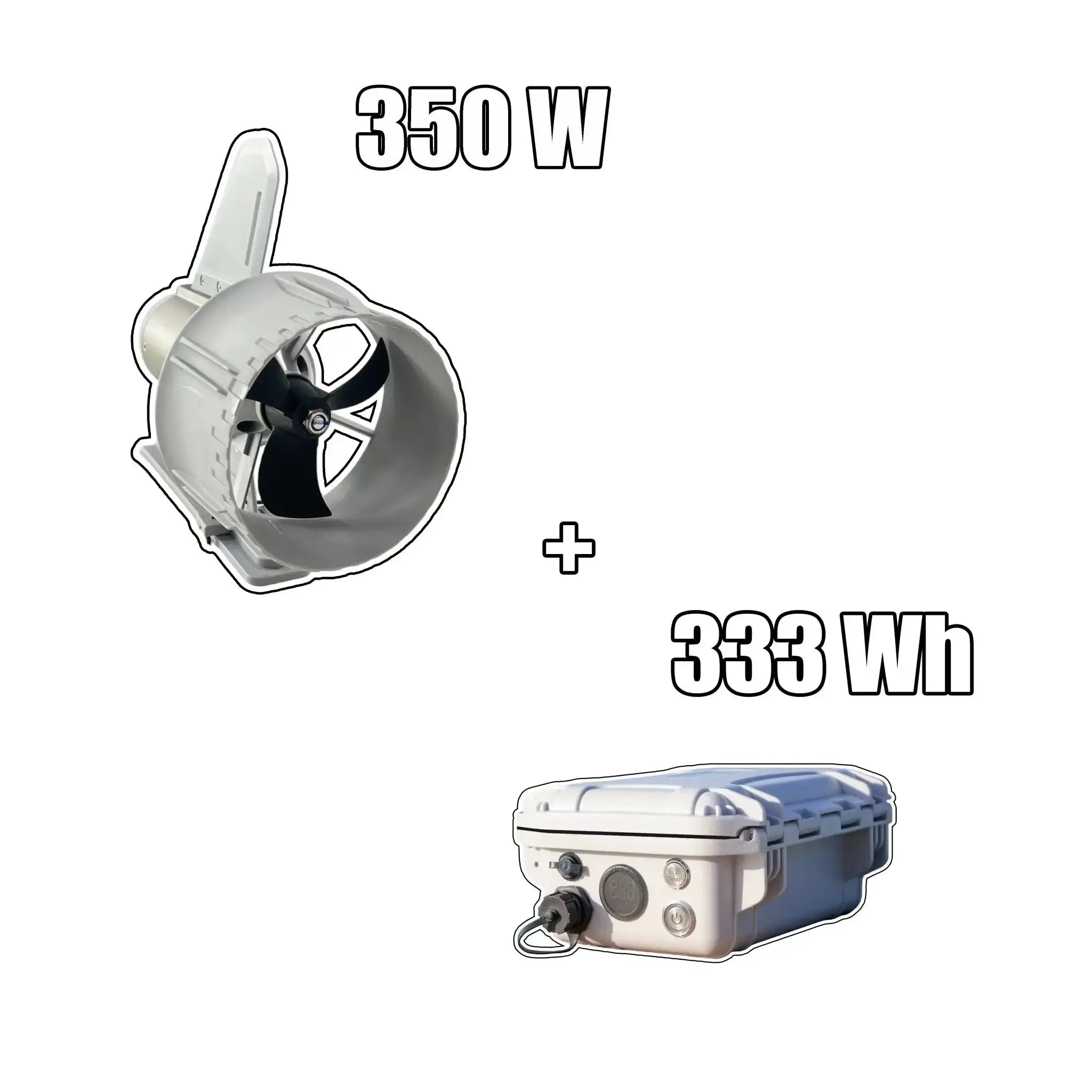 Y04 ELECTRIC FIN 350W 8KG THRUST - EASY WAVE